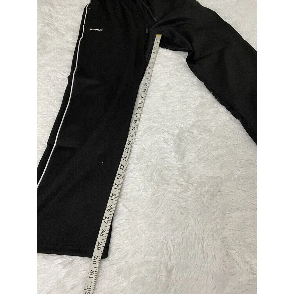 Brokig Sweatpants Men Size M Black Yoga Athletic Jogger Sleep Lounge Pockets
